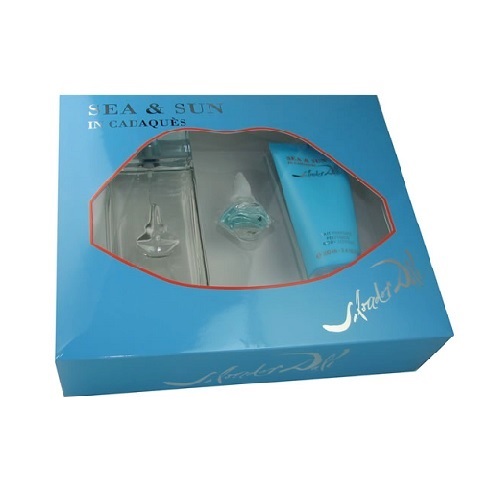 Sea & Sun In Cadaques Perfume Set - 3.4oz Eau De Toilette spray, 3.4oz Body Lotion, & 0.17oz Mini